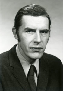 Headshot of Carl Bern. black and white